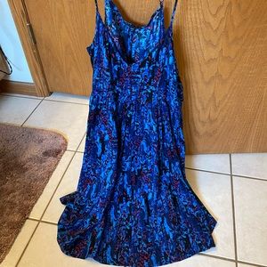 Express mid-length patterned dress